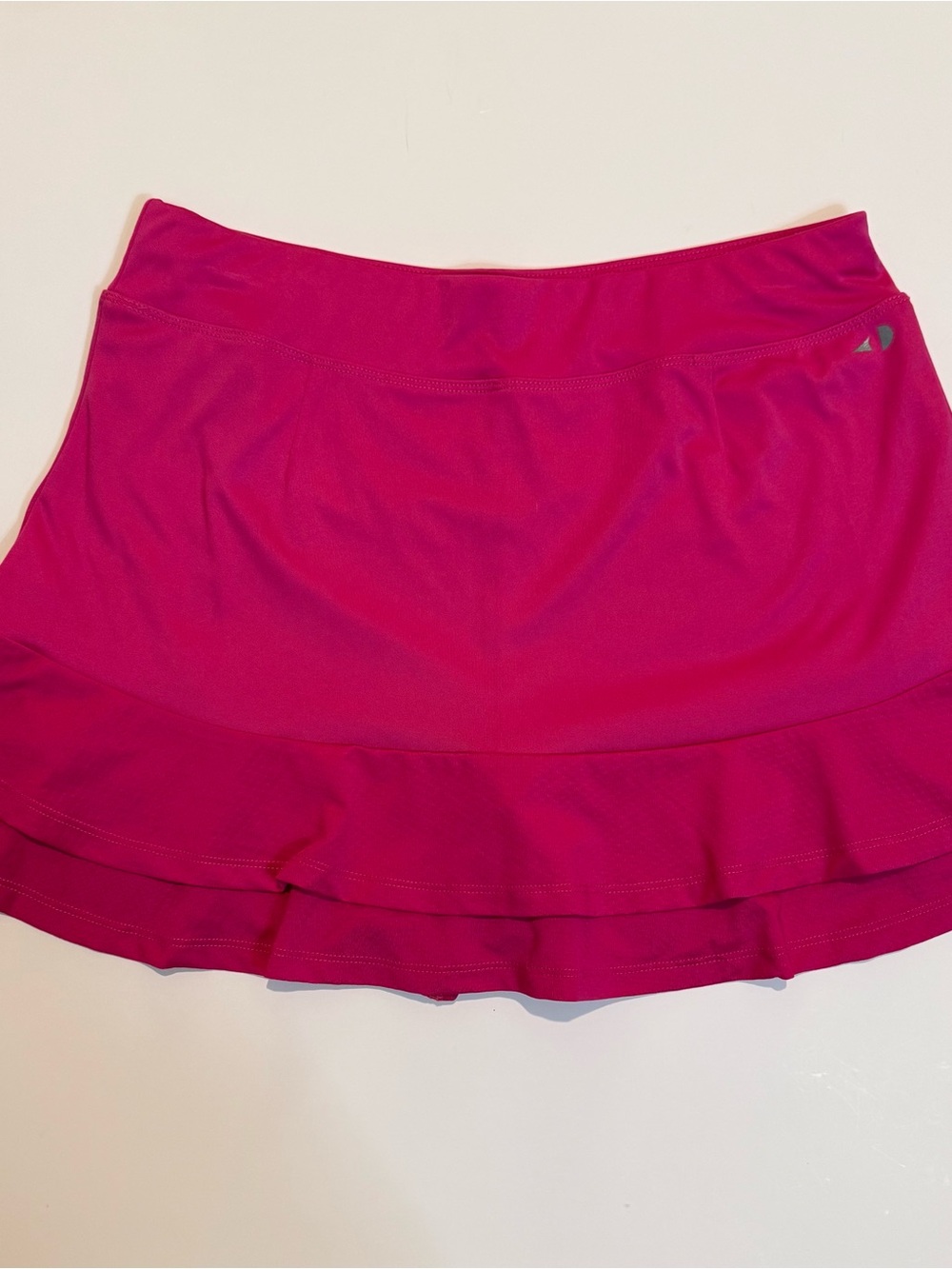 Grand Slam Performance Fuchsia Skort with Ruffle Hem